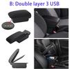 For Toyota Aygo X Armrest Box 2021-2025 Aygo X Interior Central Armrest Box Dedicated Modification Accessories Storage Box USB