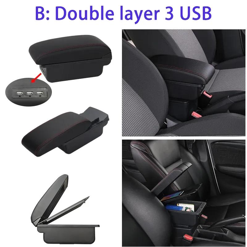 For Toyota Aygo X Armrest Box 2021-2025 Aygo X Interior Central Armrest Box Dedicated Modification Accessories Storage Box USB