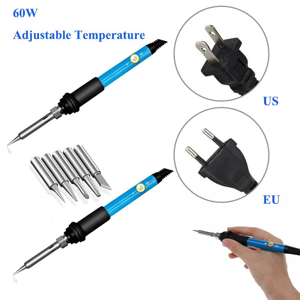 Soldering Iron 60W Adjustable Electric Temperature Welding Soldering Iron Tool 8 in Kit 220V Xisheep Home Decor Items Tools Home Improvement Red for St.Patricks Day Soldering Iron 60W Adjustable Electric Temperature Welding Soldering Iron Tool 8 in Kit 220V Xisheep Home Decor Items Tools Home Improvement Red for St.Patricks Day