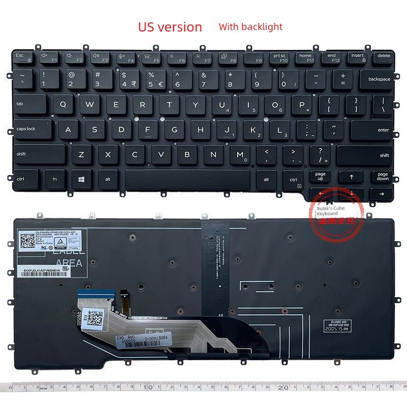 

Applicable to Dell Latitude 7400 9410 2-in-1 2-in-1 Dlm18g1 Keyboard Backlight [New] (with backlight)