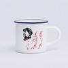 Private Personality Sub Mini Teacup Ceramic Water Cup Creative Small Nostalgic Retro Imitation Enamel Cup Teacup