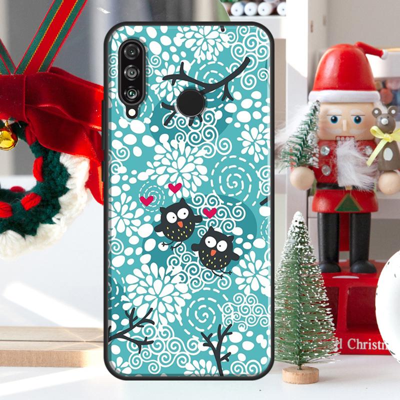 

Cute Owl Cartoon For Huawei Nova 7i 8i 11i 12i 12s Y73 Y70 Y90 Y60 Y72 Y61 Y91 9 10 SE P30 Pro P40 Lite Case Huawei Nova 11
