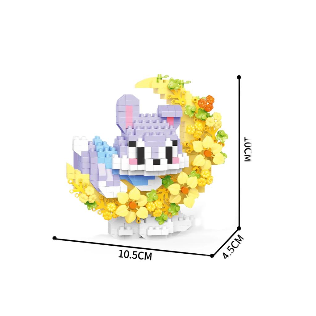 3D Mikro Mini Katze Hund Waschbär Panda Niedliches Haustier Kleine Bausteine DIY Modell Serie Dekorationen Kinderspielzeug Kindergeschenk
