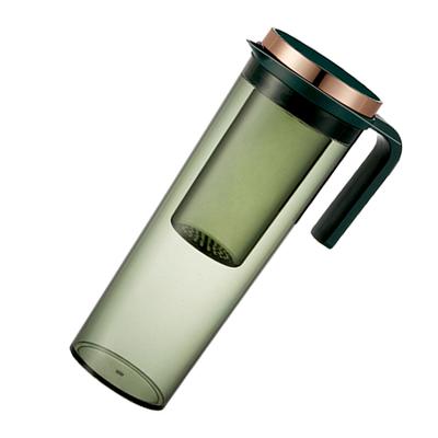 Jarra de agua, hervidor de agua fría, tetera, jarra de agua creativa con filtro, hervidor de refrigeración de 2,5 l para uso doméstico y de cocina