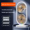 Portable USB Rechargeable Fan with Light for Outdoor Camping and Indoor Use