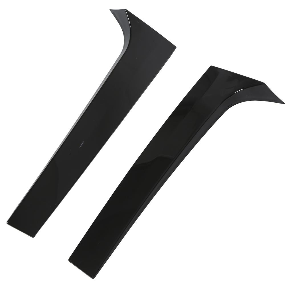 Pair Car Rear Window Side Wing Glossy Black Replacement for Mercedes Benz GLK Class X204 2009‑2015