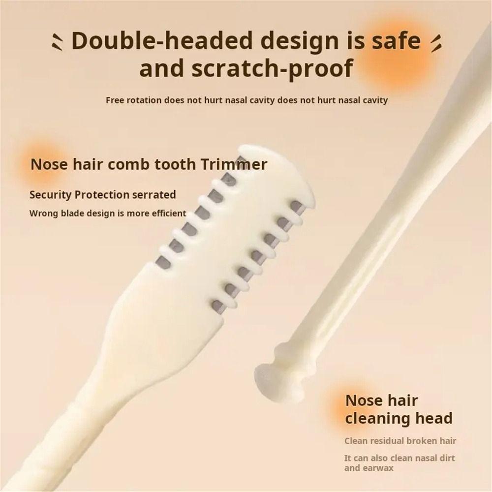 1/2/3/4/5 pcs with Comb Teeth Nose Hair Trimmer Washable Nose Hair Remover Nose Hairs Razor Unisex