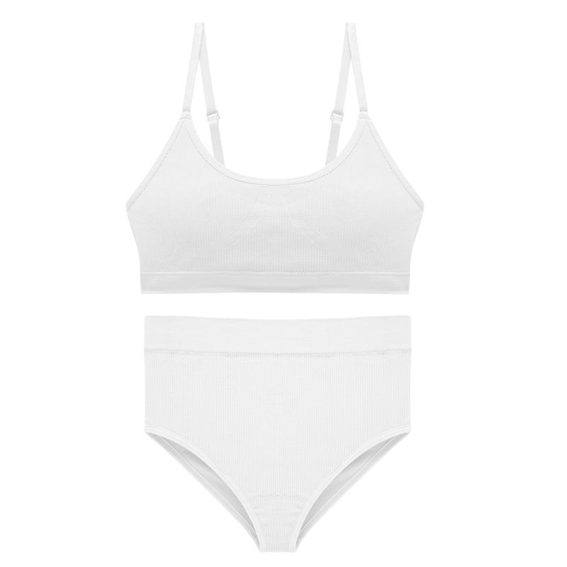 CINOON Débardeur sans couture, ensemble de soutiens-gorge, sous-vêtements féminins, soutien-gorge sans fil, haut court, taille haute, sous-vêtements, Bralette douce, Lingerie