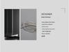 M6716S Unisex Retro Semi-Rimless Pure Titanium Eyeglass Frame - Prescription-Ready