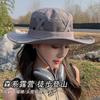 Summer eaves fisherman hat UV protection sun hat women outdoor fishing sun protection breathable mountaineering sun hat men