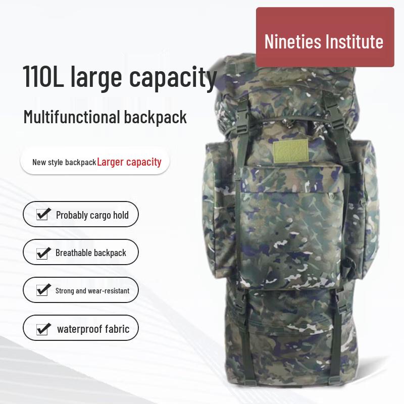 90s 110L Tactical Backpack