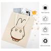 JMI Miffy Tote Bag, Large Capacity, Durable, Green, 38x41cm, Women's