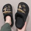 thick-soled hole shoes men's and women's summer outer wear seaside beach non-slip bag head cool slippers men