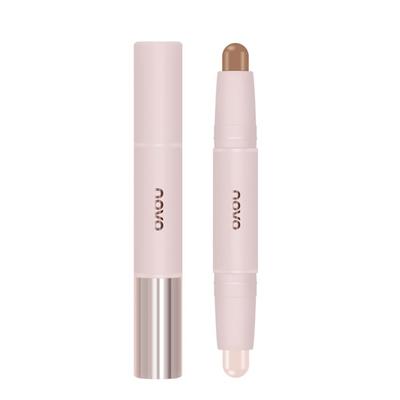 UNYOKE Highlight Shading Stick 3D Double-Head Correction Nose Shadow Contour Silhouette Natural Makeup Pearl Luster Three-Dimensional Multi-Stick 02#