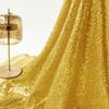 Encrypted 3mm Sequin Fabric Flashing Chip Embroidered Mesh Wedding Tablecloth Decor Dress Clothing Wedding Birthday Home Decor