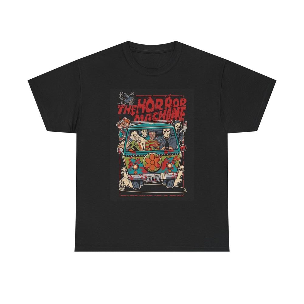 The Horror Machine Graphic T Shirt Scooby Doo Funny Unisex Heavy Cotton Tee Unisex T-Shirt XL
