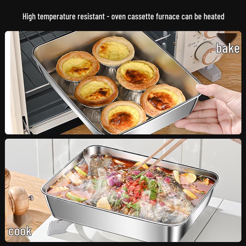 Lebensmittelaufbewahrungsbox aus 304 Edelstahl mit Deckel