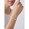 Pearls & Colors - Bracelet - Genuine Semi-Round Freshwater Cultured Pearl 6-7 Mm Natural White - Ball Clasp - Women's Jewelry