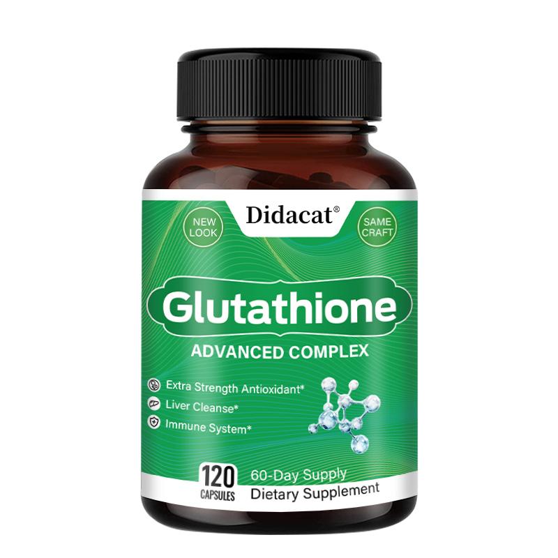 Glutathione Advanced Complex - High Absorption Liposomal Formulated Antioxidant for Liver Cleanse, Skin Brightening & Immune Support