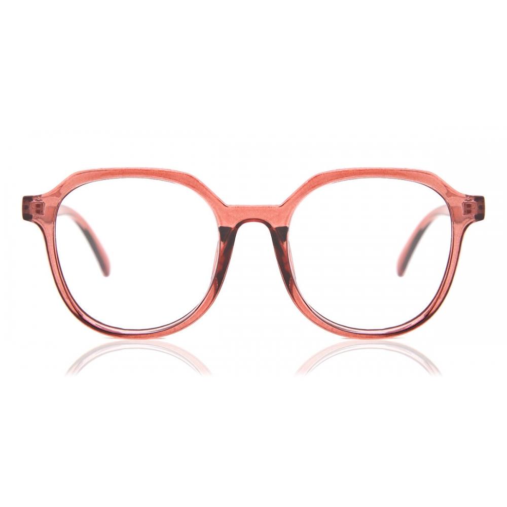 

Ободковые квадратные прозрачные красные очки Smartbuy Collection Honest 3314 C4 модные унисекс Transparent Red/54