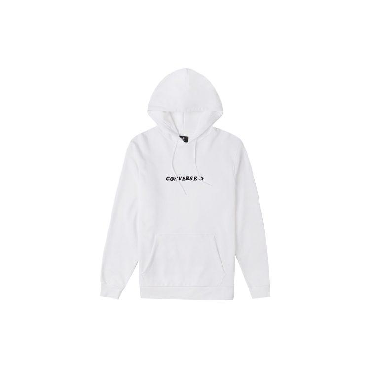 Converse Sweatshirts Unisex White Hooded Moderate Regular 10022244-A03