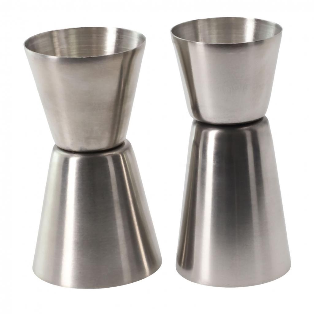 Cocktail Shaker Measure Cup Double Head Design Brand New