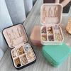 Jewelry Box Jewelries Storage Case PU Leather Organizer for Necklace Earring Rings Bracelet Ear