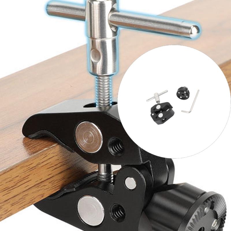 Professional Super Clamp Pliers Clip With 1/4inch Mounting Point For Articulating Monitor Video Equipment