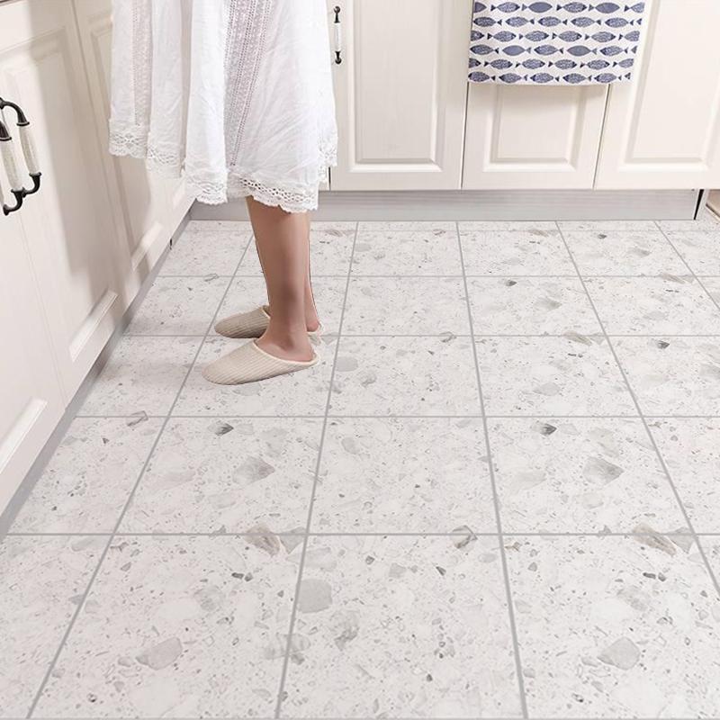 Thickened Waterproof Self-Adhesive Floor Tiles for Bathroom Renovation