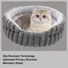 Pet Beds For Cats Beds For Indoor Cats Donut Round Supplies For Sleeping Puppy Winter Animal Outdoor Calming Travel Cold Weather
