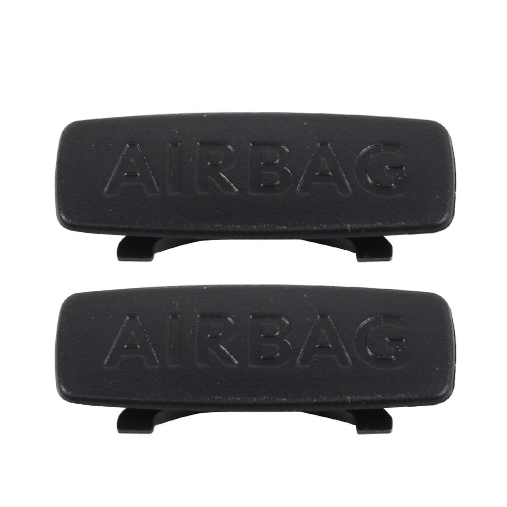 

1/2 шт. Колпачок эмблемы подушки безопасности стойки A B C 1K8853437 для A5 A6 MK5 5 6 7 GTI Passat B6 B7 CC Polo Декорация 2pcs чёрный