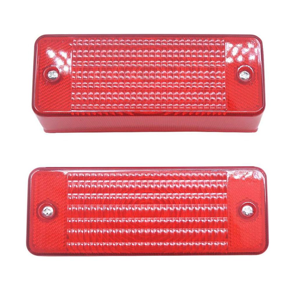 2PCS Rear Red Light Lens 6672276 For Bobcat 751 753 763 773 863 873 883 S100/130