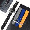 18mm 20mm 22mm Silikon Einteilige Uhrenarmbänder Universelles Weiches Wasserdichtes Gummi-Uhrenarmband für Damen Herren Schwarz Blau Grau Armband