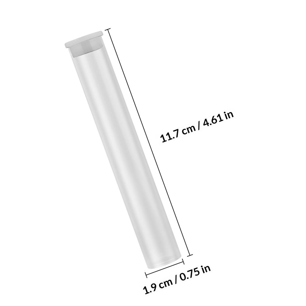 6Pcs Clear Incense Tube Set Transparent Acrylic Incense Stick Barrel for Storage Aroma Sticks Lightweight Portable Fine