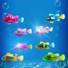 Katzenspielzeug, interaktives elektrisches schwimmendes Fischspielzeug, Wasserkätzchenspielzeug für Hauskatzen mit LED-Licht, Haustierspielzeug
