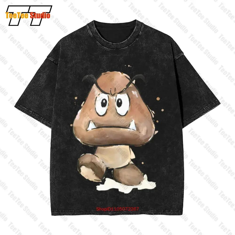 Goomba Watercolor Vintage Oversized TShirt UFJ S