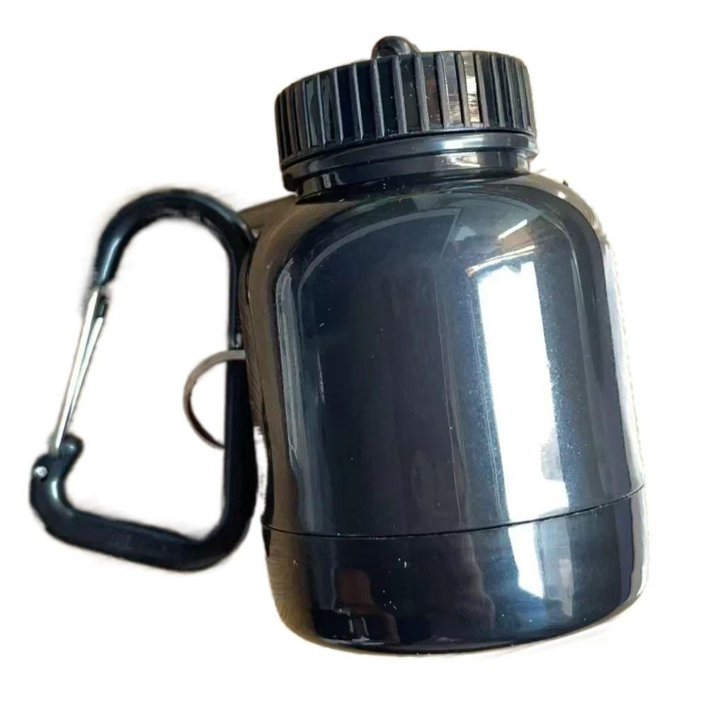

Storage Cup Mini Portable Bottles Keychain Water Cup Protein Powder Bottles Keyring Outdoor style 5