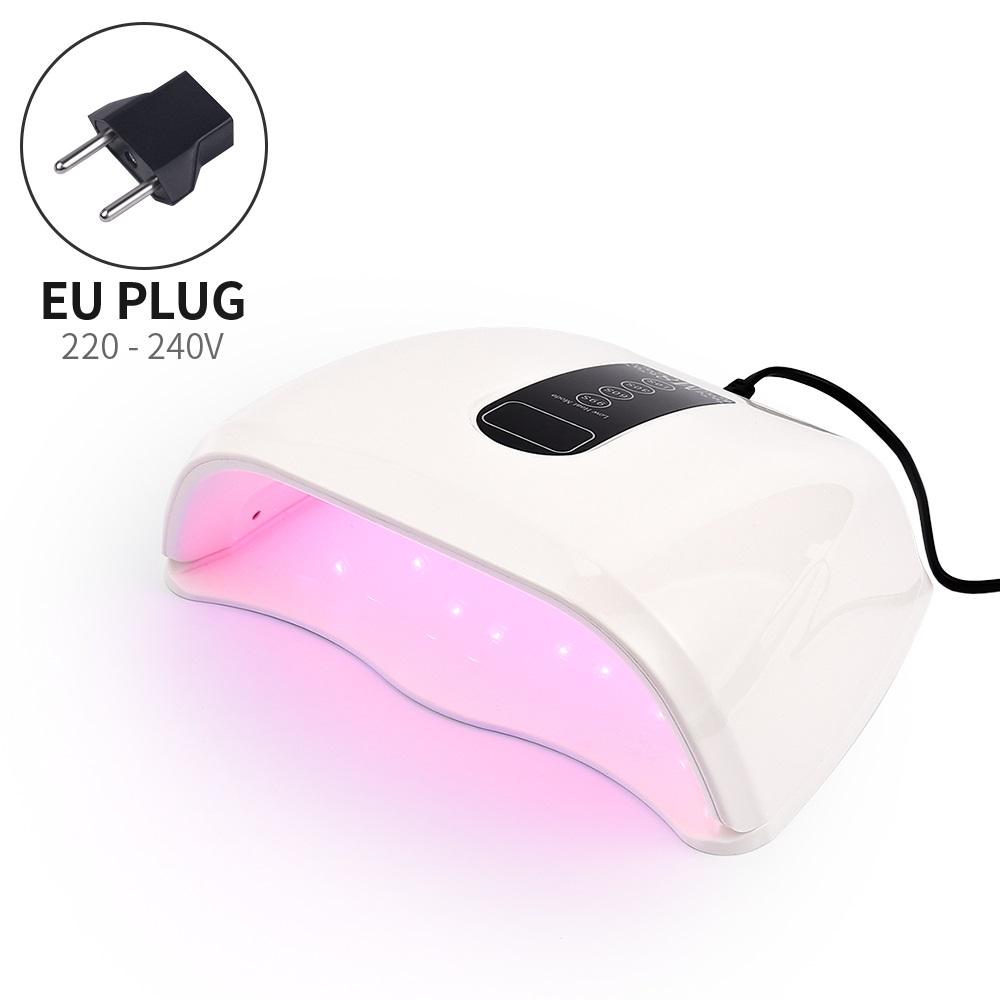 96W 48LED Lights Nail Dryer Red Light Fast Drying LED Nail Lamp Tow Hand Big Lamp Gel Polish Dryer Timer Smart Nail Art Tools