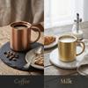 Double Layer Tea Cup Rustless Steel Beverage Vessel Easy To Wash Drinking Tumbler  Tea Drinking