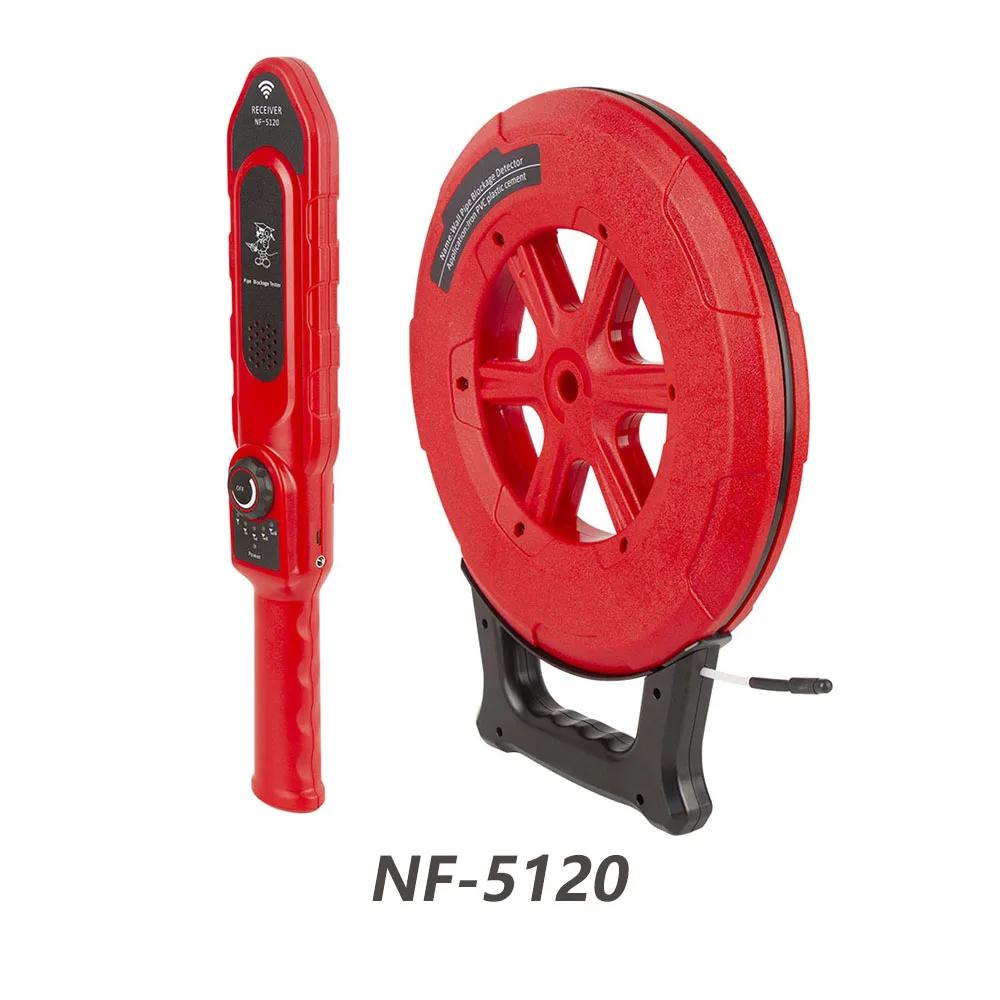 Засорение трубопровода Блокировка Инструмент сантехника NF-5120 NF-5130 NF-5140 Детектор засоров чугунной трубы Инструмент для диагностики Сканер