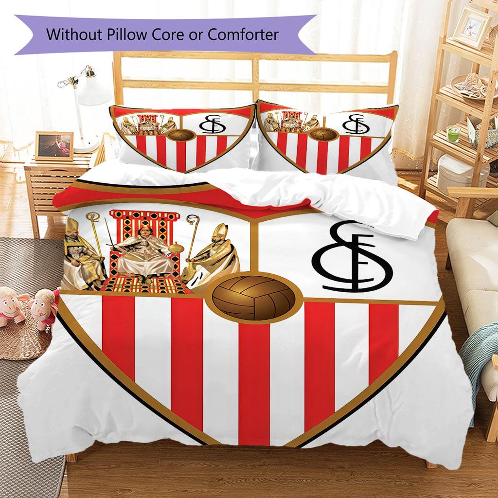 SCRA team Bedding Quilt Set Quilt Cover Pillowcase Home Decoration Birthday Gift (1 * duvet cover + 2 * pillowcase, without core)
