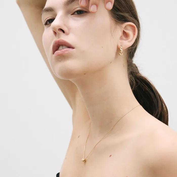 Knot Hoops_Gold