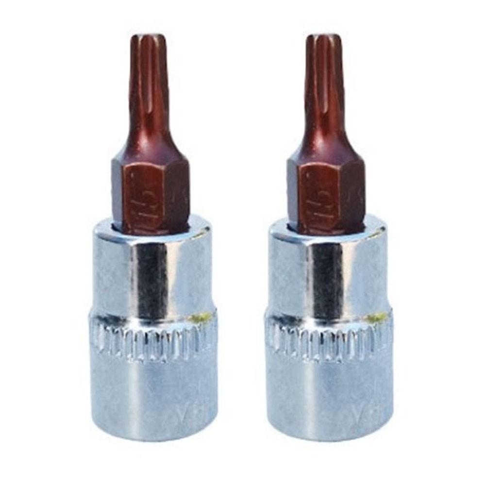 Torx Bit Sockets T20 T25 Torx Bit Sockets 1/4 \" Hex Shank