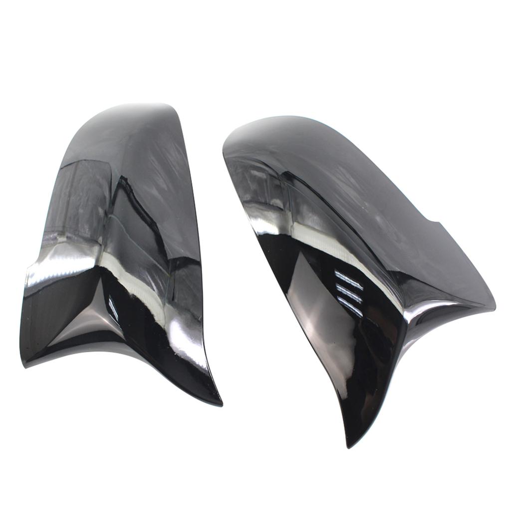 Car Rear View Side Mirror Cover Replacement for BMW F01 F10 F11 F12 F13 Auto Side Wing Mirror Cover Gloss Black Shell