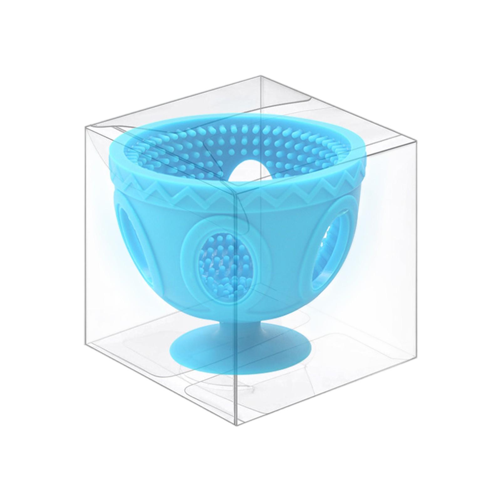 

Силиконовая щетка для мытья яиц, вращающаяся машина для мытья яиц One Size синий