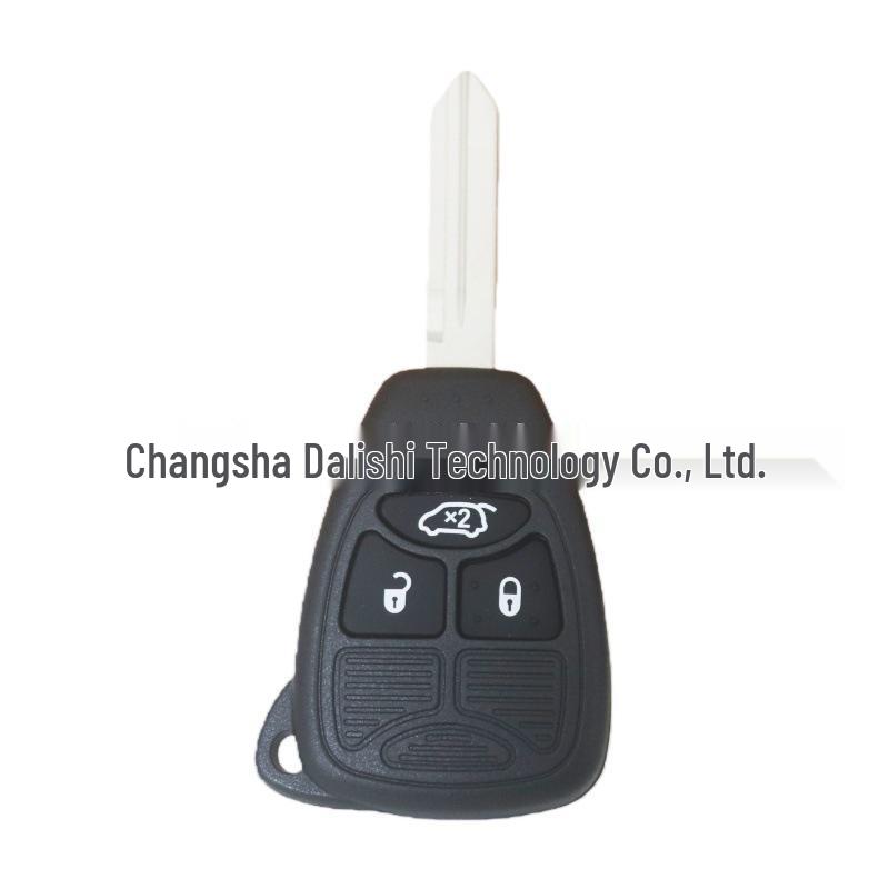 Chrysler Remote Replacement Car Key Shell with Small Buttons & Battery Holder
