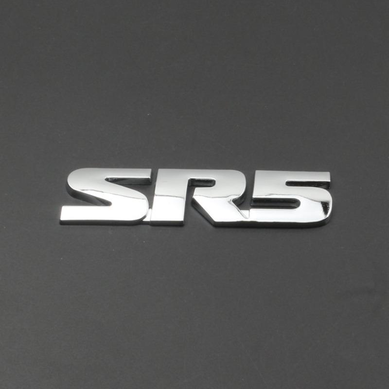 Suitable for Sequoia Tacoma Tuntu SR5 car logo, Sequoia SR5 logo V6 fender word label side label