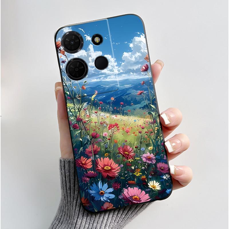 Bright New Pattern Anti-scratch Black Casing For TCL 503 Pattern Cover For TCL K32 5G (T513W)/TCL K33 5G (T513Z) Soft Case