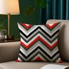 Abstract Pattern Pillow Case Plush Fabric Soft Pillowcase Double Sided Print Sofa Cushion Cover Throw