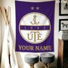 Custom Name Újpest FC Wall Tapestry Aesthetic Wall Hanging Printed Fabric Blanket Decorative Tapestries for Bedroom Living Room Home Decor